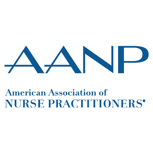 Logo of the American Academy of Nurse Practitioners (AANP).